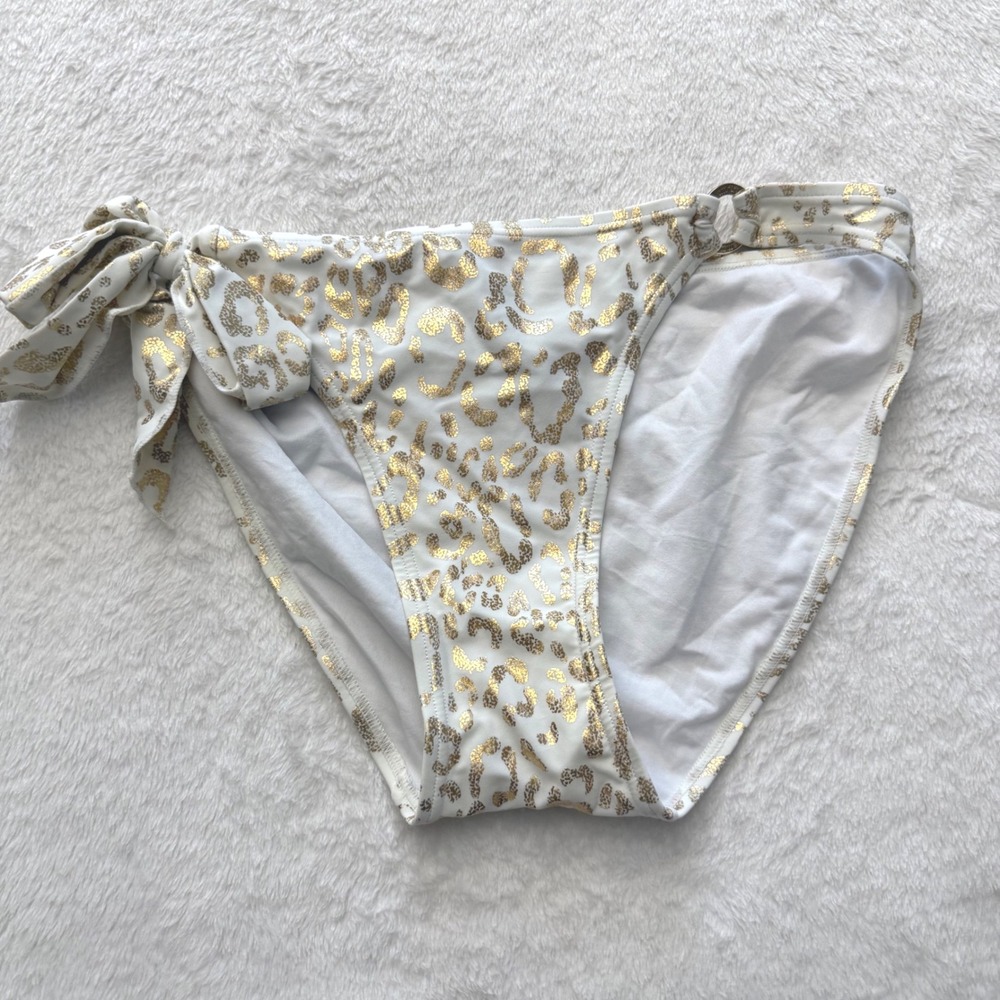 Victoria's Secret Bikini Bottom Bundle L Paisley Leopard Swim Lot‎ 2 - Picture 2 of 10